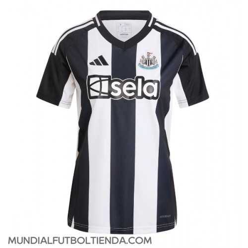 Camiseta Newcastle United Primera Equipación Replica 2024-25 para mujer mangas cortas